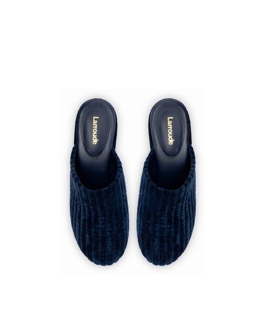 Larroude Blue Miso Clog