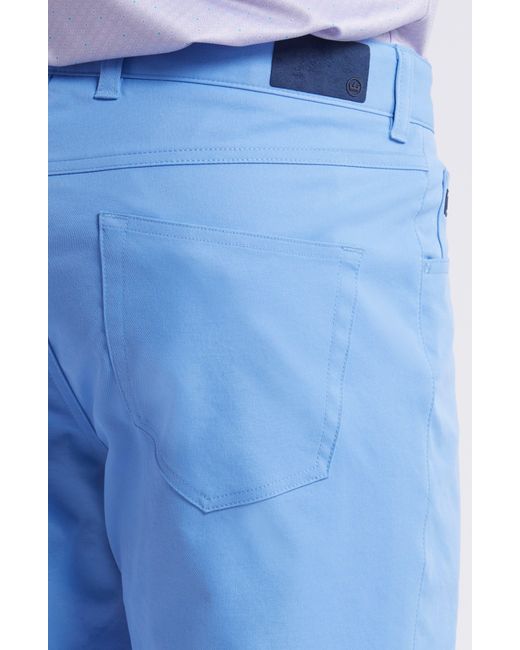 Peter Millar Blue Eb66 Performance Five Pocket Pants for men