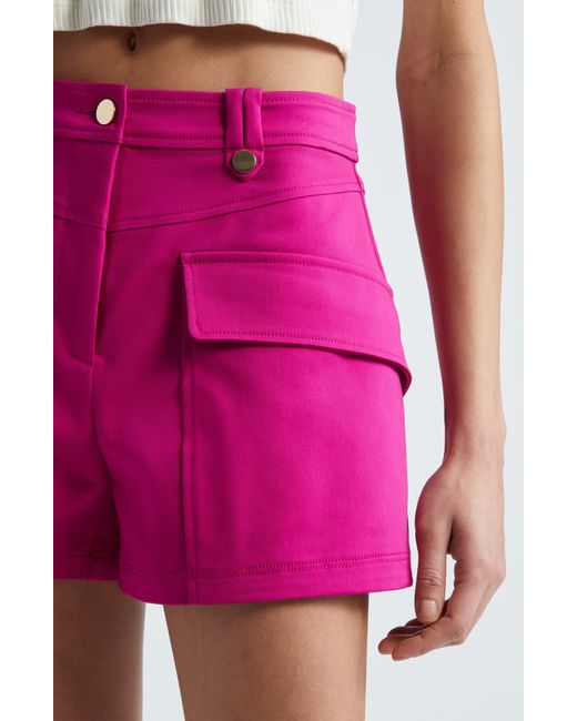 Ramy Brook Pink Cotton Blend Shorts
