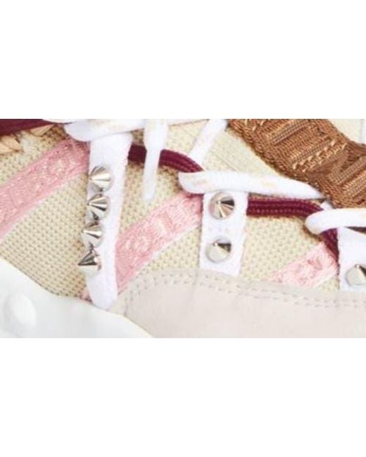 Christian Louboutin White Trail 'N' Run Spike Sneaker