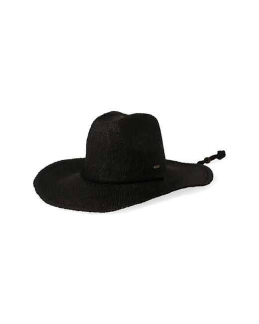 Brixton Black Austin Straw Cowboy Hat