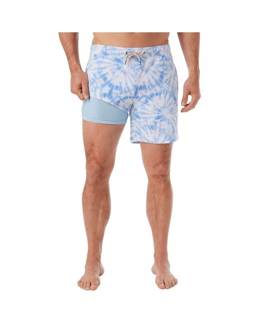 Fair Harbor Blue Bayberry Water Repellent Swim Trunks for men