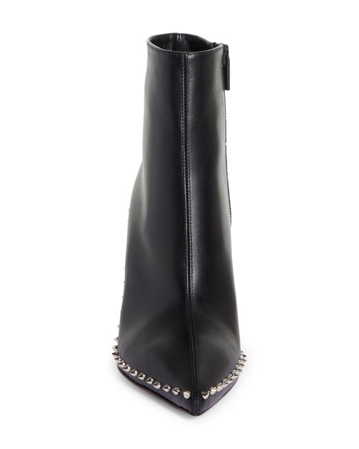 Christian Louboutin Black Vidura 85 Leather Heeled Ankle-boot