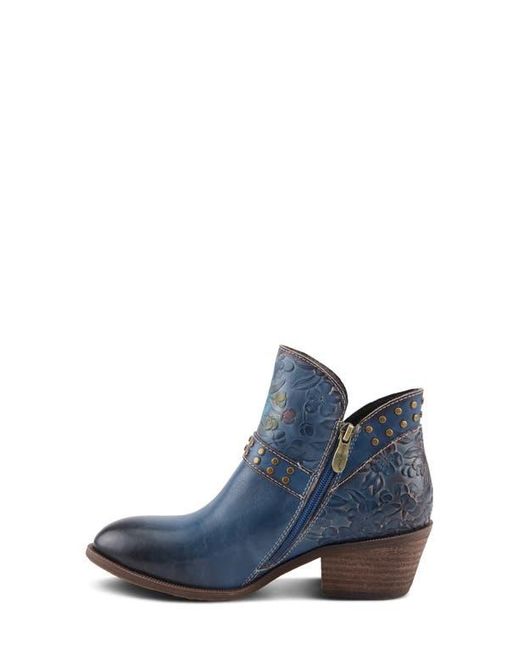 Spring Step Blue Daintylady Bootie