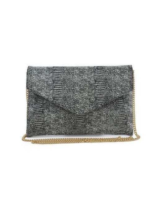 Moda Luxe Metallic Stylish Cara Clutch Bag For Chic Nights Out