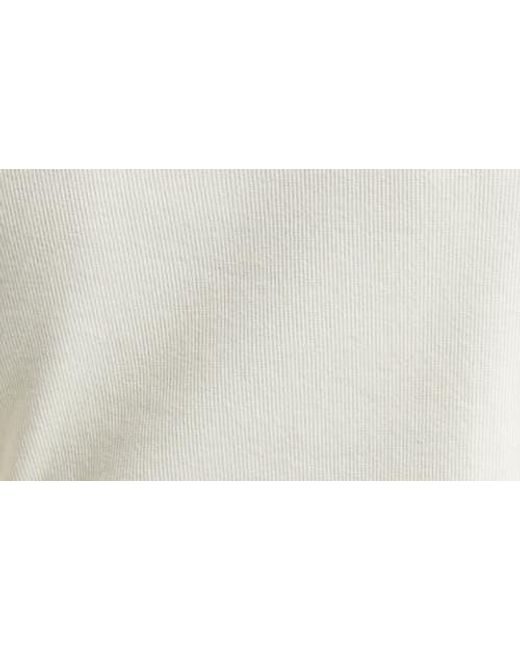 J.W. Anderson White Anchor Embroidered Long Sleeve Underpinning Top