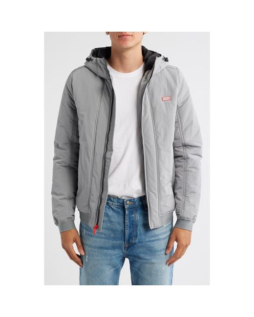 Hunter Gray Horley Hooded Water Resistant Ripstop Jacket for men