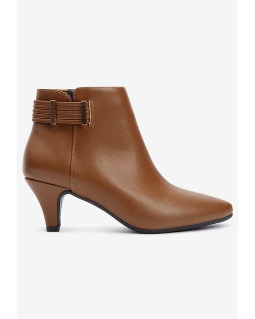 Comfortview Brown The Decima Bootie
