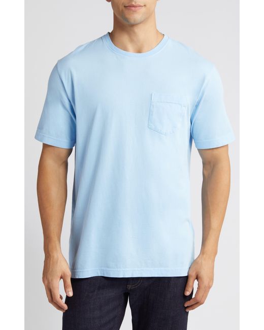 Peter Millar Blue Lava Wash Organic Cotton Pocket T-shirt for men