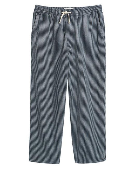 BDG Blue Stripe Cotton Drawstring Pants for men