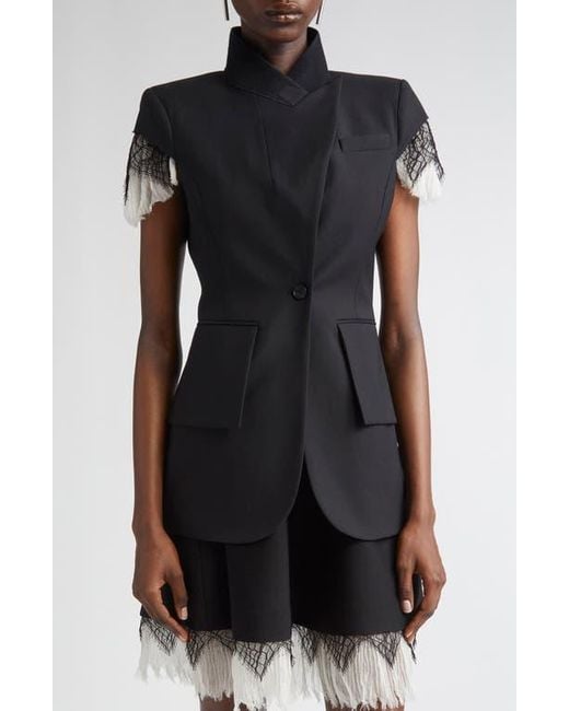 ボトムスその他 Alexander Mcqueen Single-Breasted Wool Gabardine Jacket Men's Single-breasted Jacket in Black | McQueen US