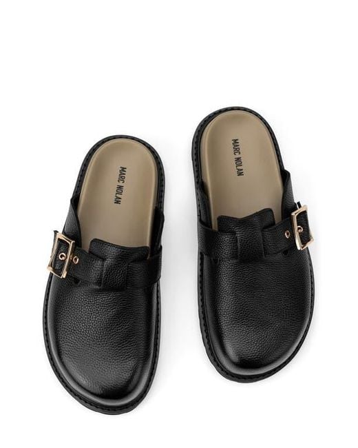 MARC NOLAN Black Shiloh Mule for men