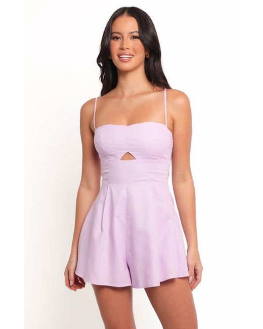 Petal & Pup Pink Rycee Cutout Linen & Cotton Romper