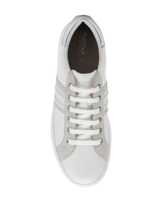 Geox Pontoise Sneaker in White | Lyst