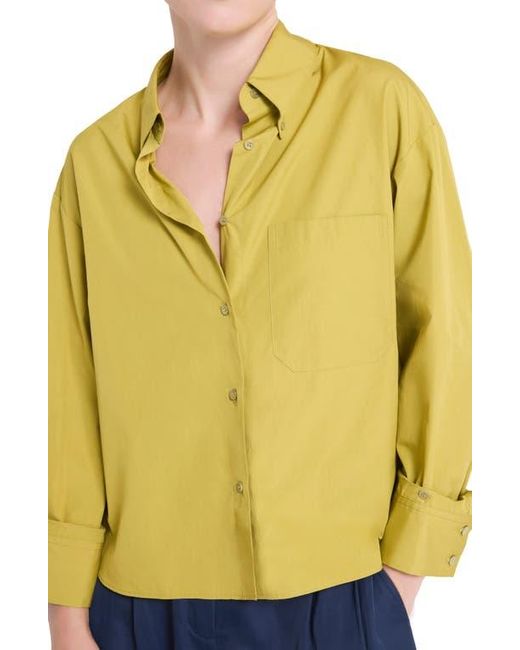 Twp Yellow J.D. Cotton Button-Down Shirt