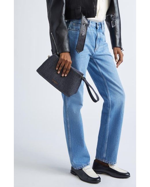 Givenchy Gray Day Denim Pouch