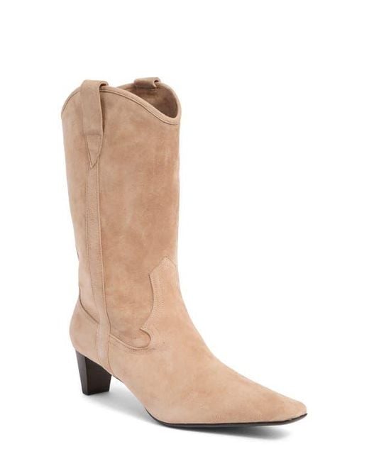 Jeffrey Campbell Brown Mulhall Western Boot