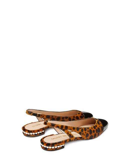 Stuart Weitzman Pearl Genuine Calf Hair Slingback Lyst