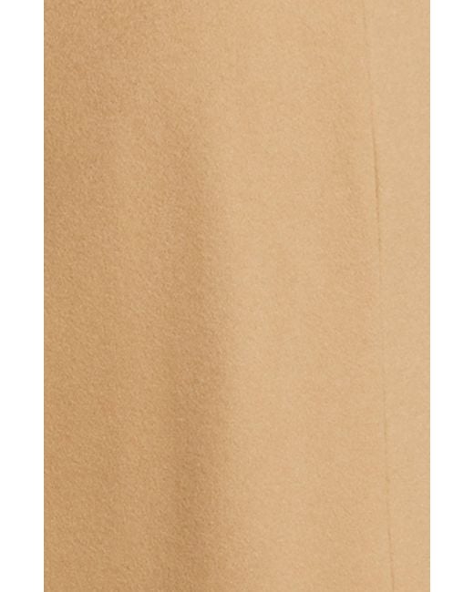 Fleurette Natural Casey Belted Cashmere Wrap Coat