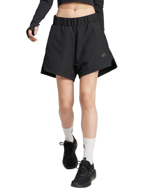 Adidas Black Z. N.e. Aeroready Loose Fit Shorts