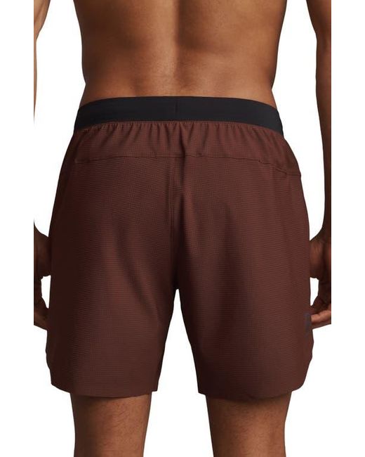 Rhone Red Invictus 7-Inch Unlined Training Shorts for men