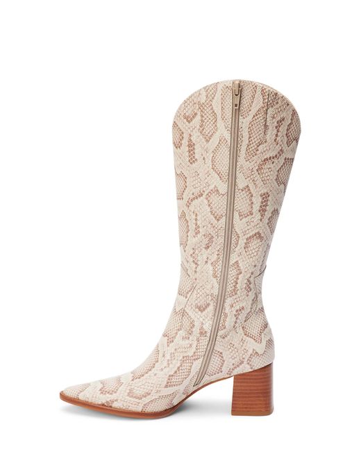 Matisse White Addison Pointed Toe Western Boot