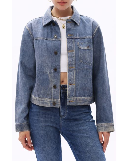 Bayeas Blue Denim Trucker Jacket