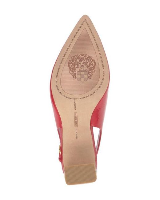 Vince Camuto Red Hamden Pointed Toe Slingback Pump