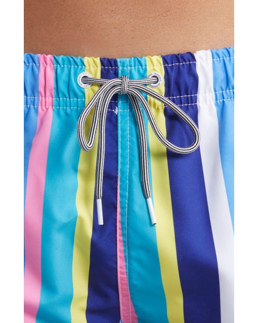 Boardies Blue Crush Stripe Swim Trunks for men