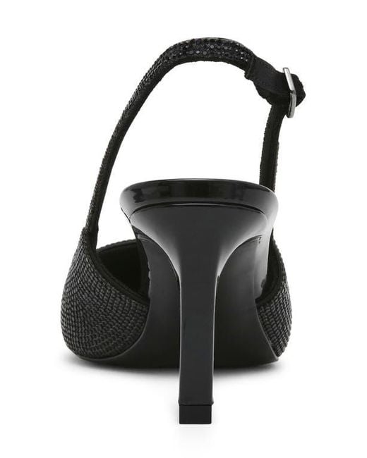 Anne Klein Black Rosel Slingback Pump