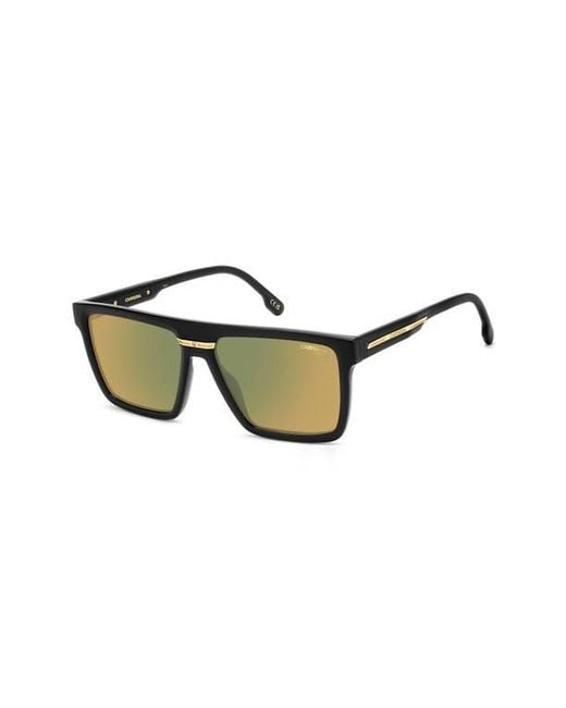 Carrera Green Victory 58Mm Rectangular Flat Top Sunglasses for men