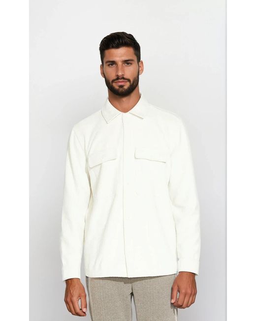 Ledger & Ford White Arcadia Jacket for men