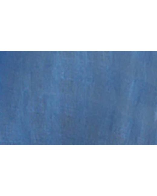 Bella Dahl Blue Clean Front Linen & Cotton Button-Up Shirt