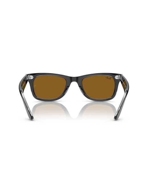 Ray-Ban Brown Classic 50mm Wayfarer Sunglasses for men
