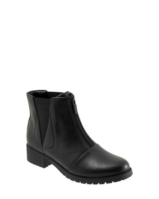 Softwalk® Black Marni Cap Toe Bootie