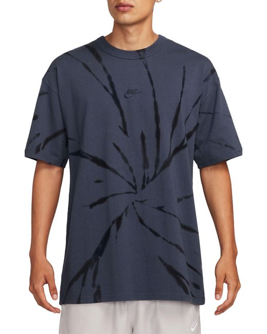 Nike Blue Sportswear Premium Essentials Tie Dye T-shirt for men