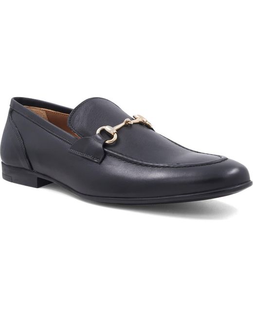 Bruno Magli Blue Ferraro Apron Toe Bit Loafer for men