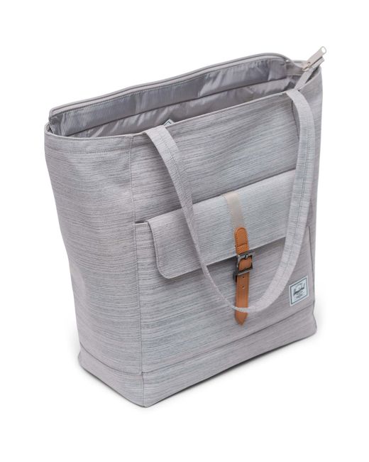 Herschel Supply Co. White Retreat Recycled Polyester Tote