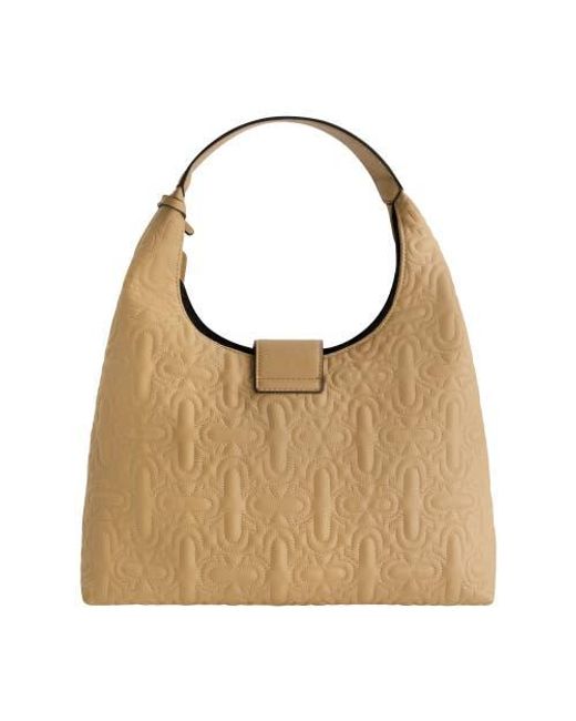 True Religion Brown Quilted Horseshoe Medium Hobo