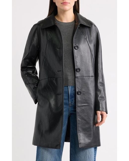 Bernardo Black Recycled Leather Jacket