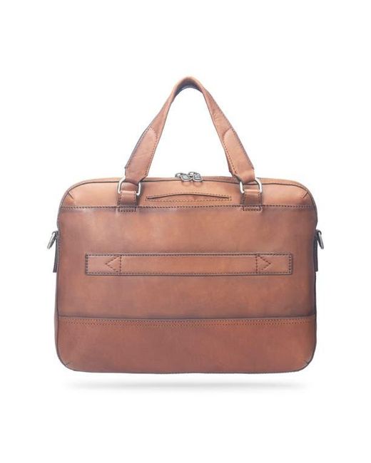 Frye Brown Nash Leather Briefcase