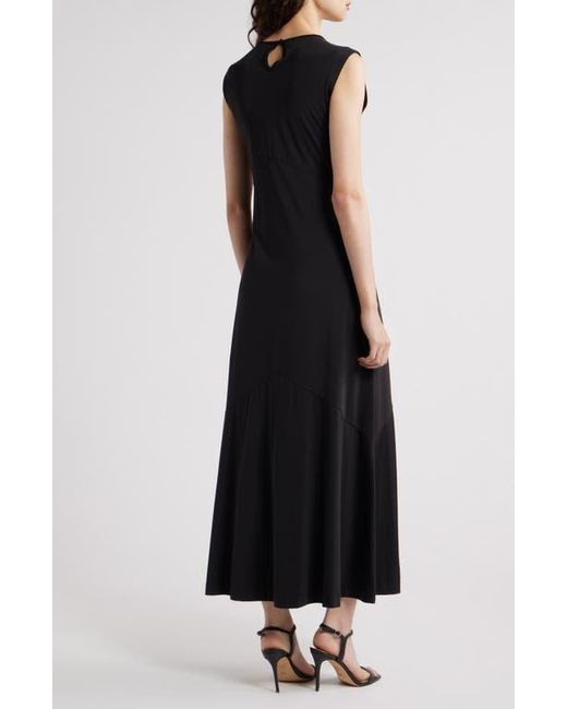 Du Paradis Black Bluebell Western Fringe Detail Maxi Dress