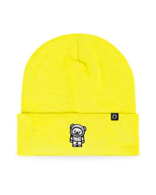 Alix Yellow Ice Bear Beanie for men