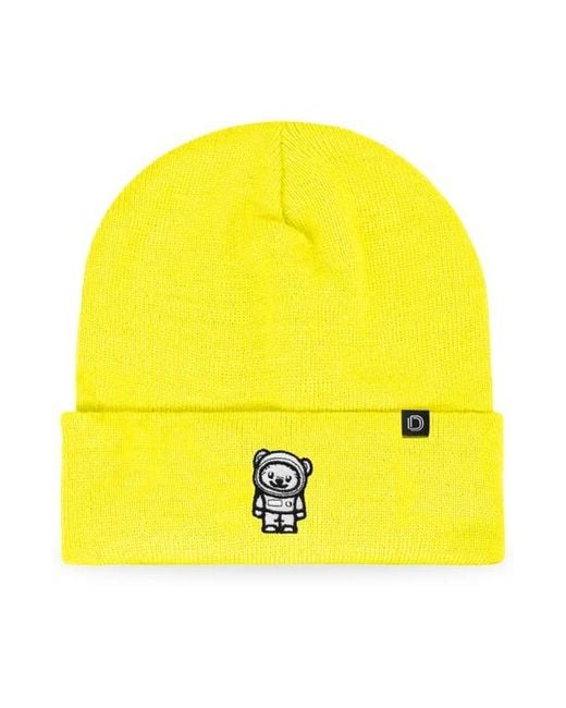 Alix Yellow Ice Bear Beanie for men
