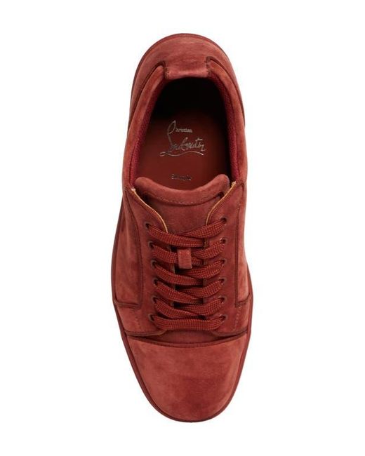 Christian Louboutin Red Louis Junior Sneaker for men