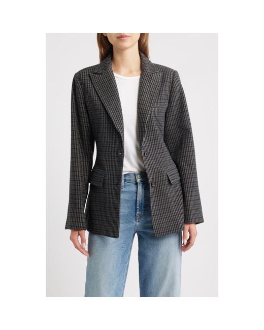 Rails Black Doris Plaid Blazer
