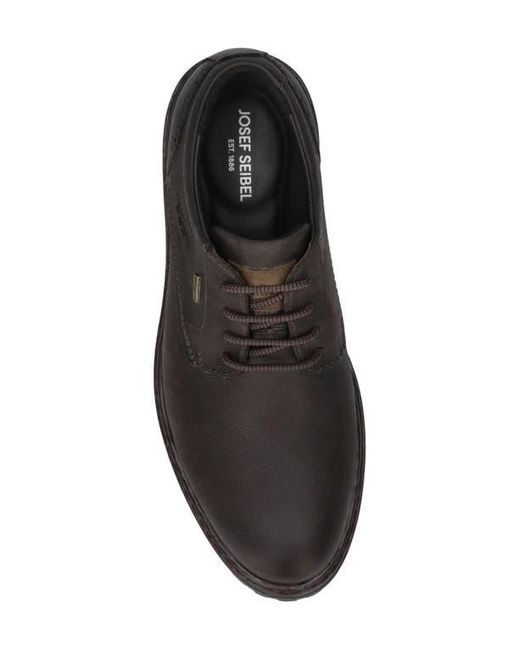 Josef Seibel Black Erroll Waterproof Derby for men