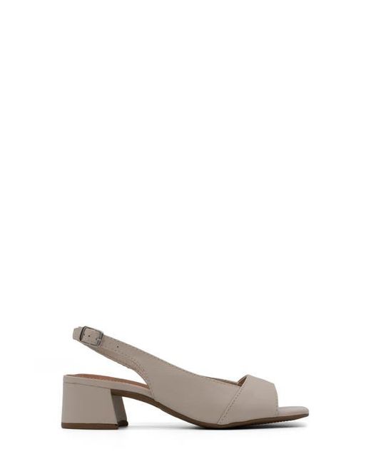 BOTTER White Square Toe Slingback Sandal