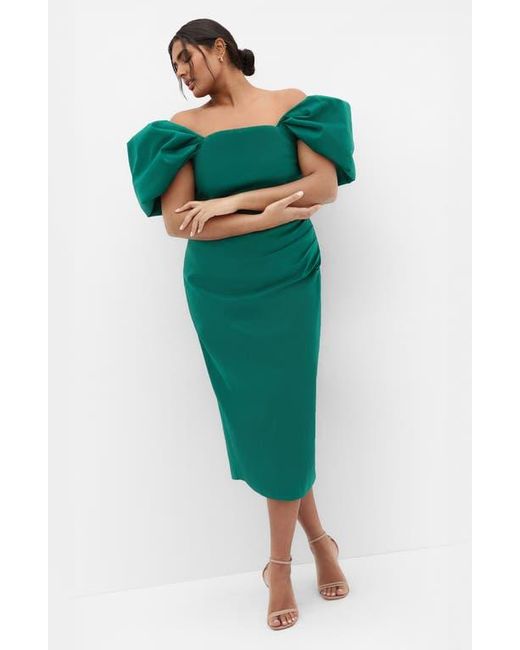 slim fit dress slacks Maureen Light Green Satin High-Neck Draped Maxi Dress – Club L London main image 1
