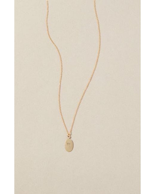 SET & STONES Metallic Zodiac Horoscope Pendant Necklace